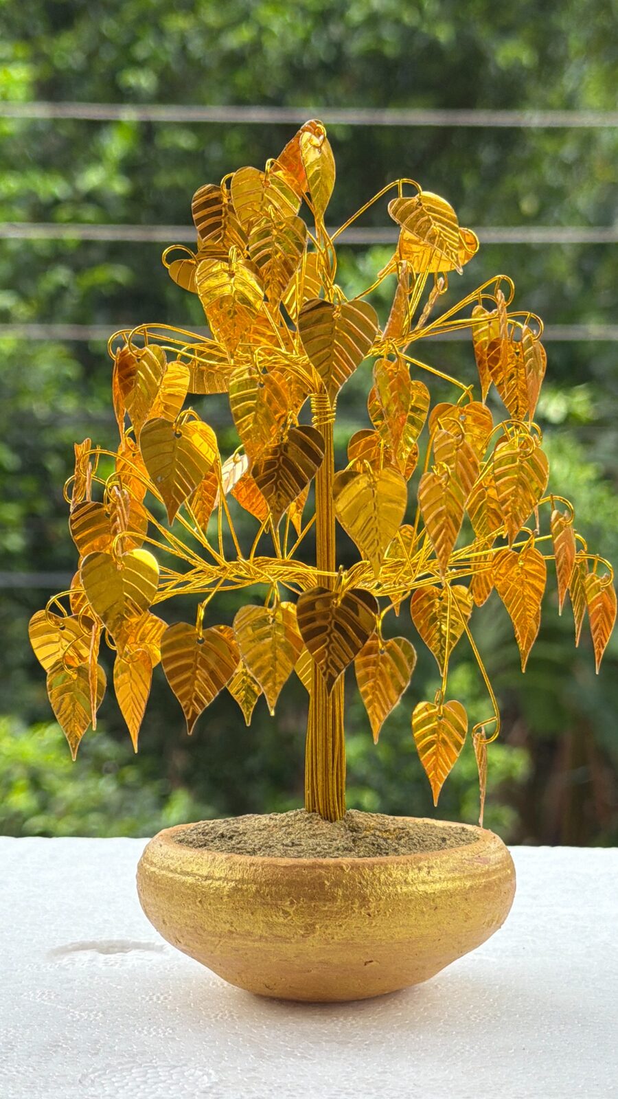 Brass Bo Leaf Tree